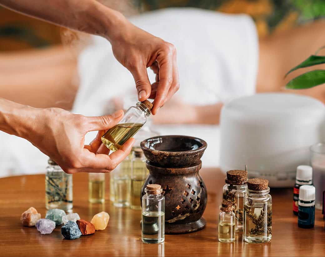 Aromatherapy massage